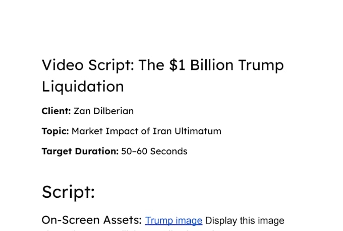 write viral short form video scripts for reels and tiktoks